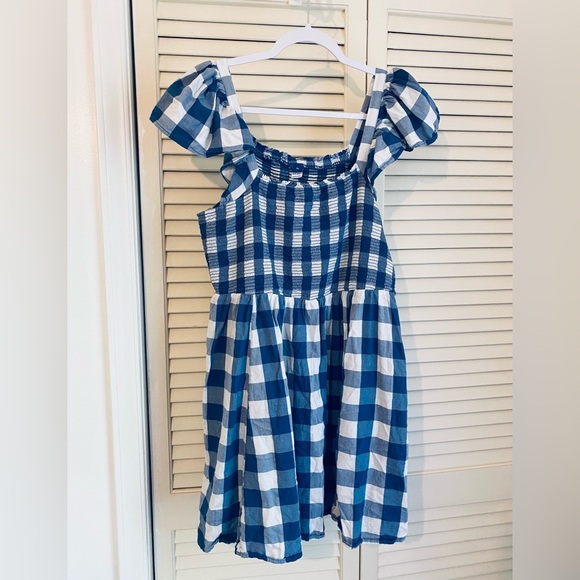 Blue and white gingham midi-dress by Old Navy size XL - Picture 2 of 8